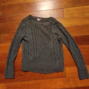 Cable knit sweater